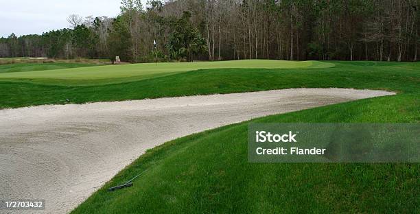 Campo De Golf De Florida Serie De Invierno Foto de stock y más banco de imágenes de Ajardinado - Ajardinado, Bandera de Golf, Belleza