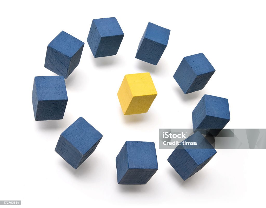 Flottant de cubes - Photo de Pression des autres libre de droits