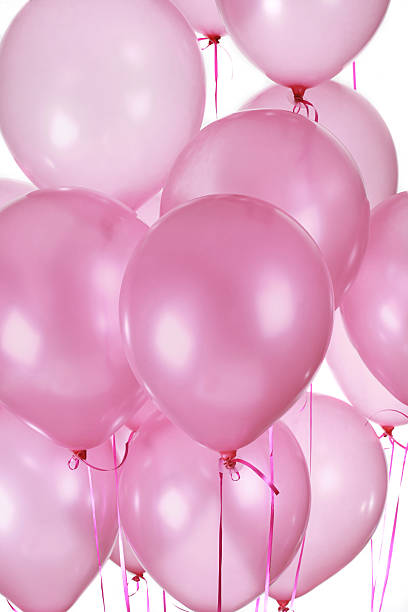 Pink Balloons Vertical stock photo