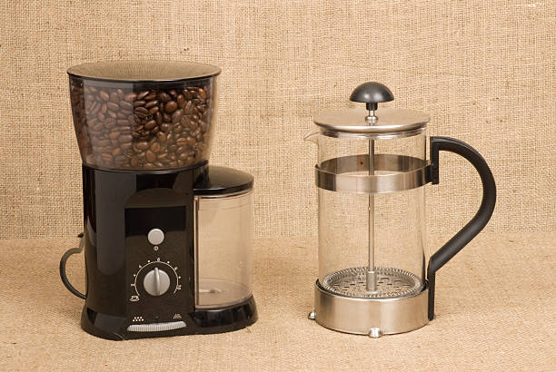 istock Coffee Grinder and French Press 172703951