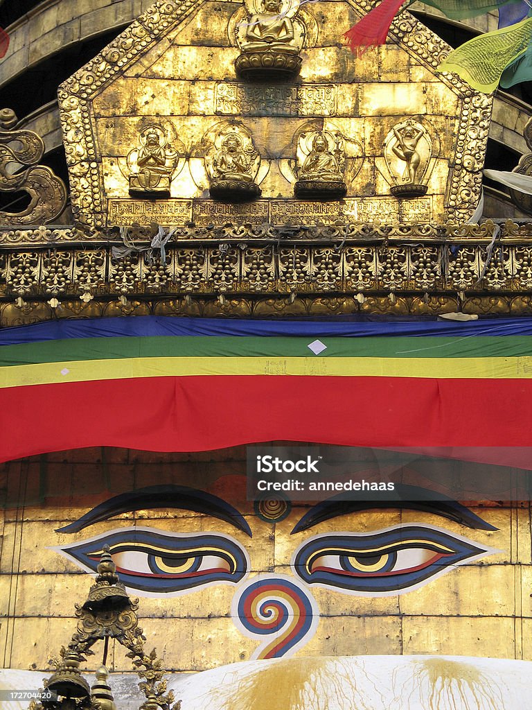 Olhos de Buda - Foto de stock de Arquitetura royalty-free