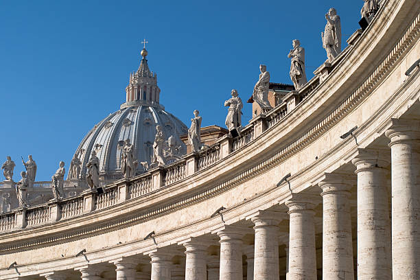 st. peter's square - vatican stock-fotos und bilder