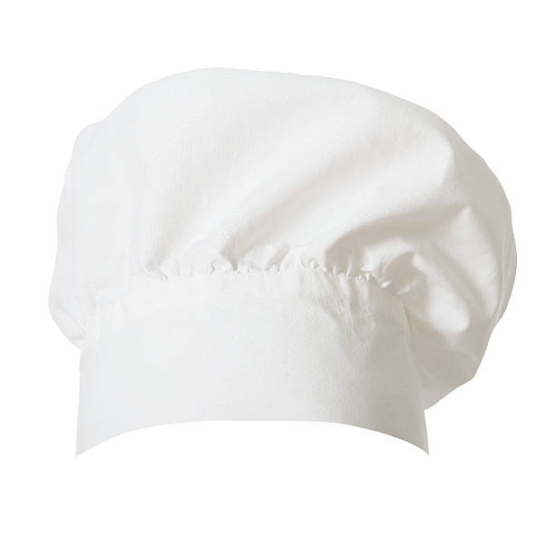 Chef's Hat (clipping path) Chef's Hat cut out on white. Clipping path included. chefs hat stock pictures, royalty-free photos & images