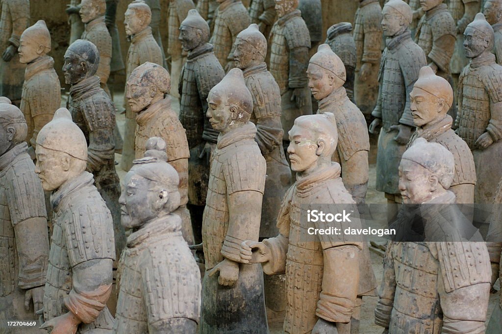 Famosos Guerreiros de Terracota de Xian, China - Foto de stock de Arcaico royalty-free