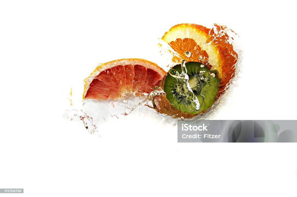 Uva plitsch laranja, kiwi - Foto de stock de Afundar royalty-free