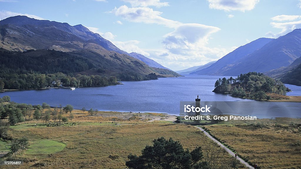 Glenfinnan monumento - Foto de stock de Cena Não-urbana royalty-free