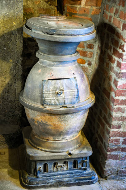 istock Pot belly stove 1727049555