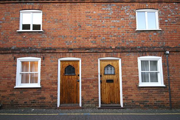 istock Two Doors in Terrace Houses 172705249