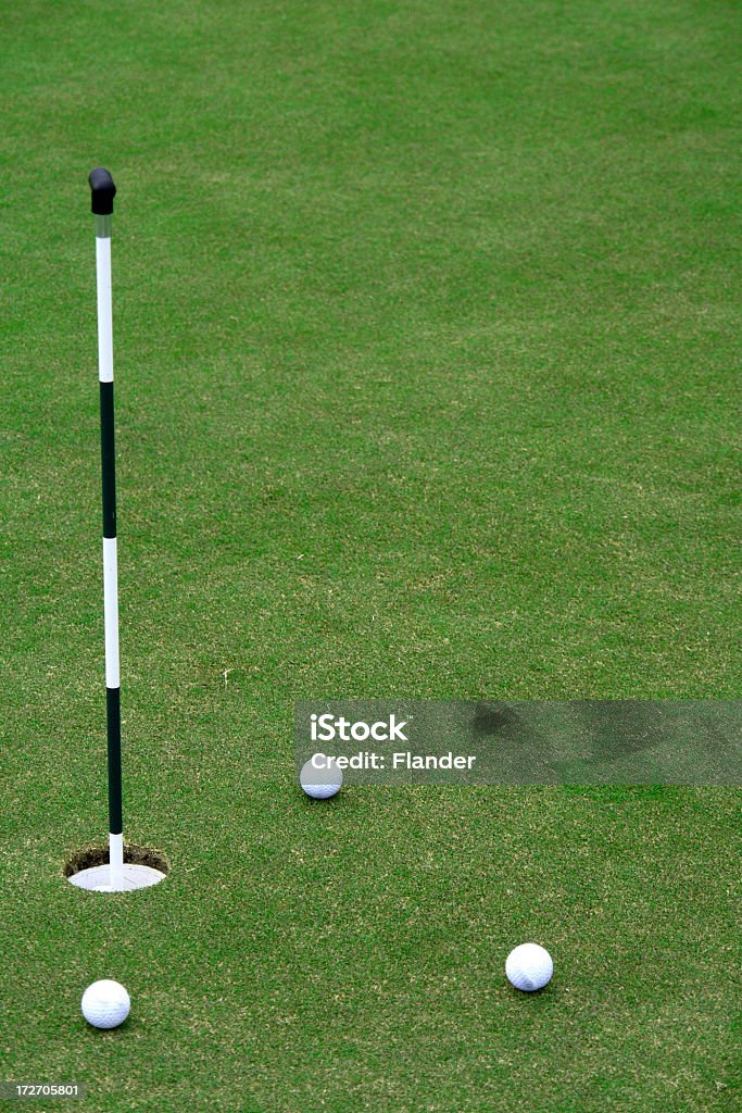 Práctica de Golf en el Putting Green - Foto de stock de Actividades y técnicas de relajación libre de derechos