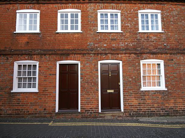 istock Two Doors in Terrace Houses 172706099