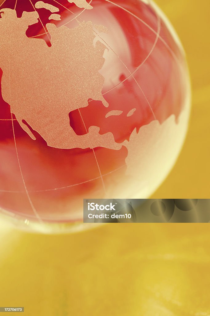 Globo de vidrio roja - Foto de stock de Abstracto libre de derechos