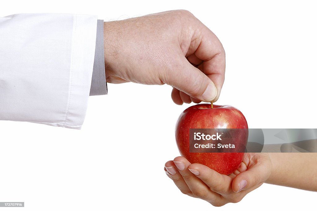 Gesundheit in Ihren Händen - Lizenzfrei Apfel Stock-Foto
