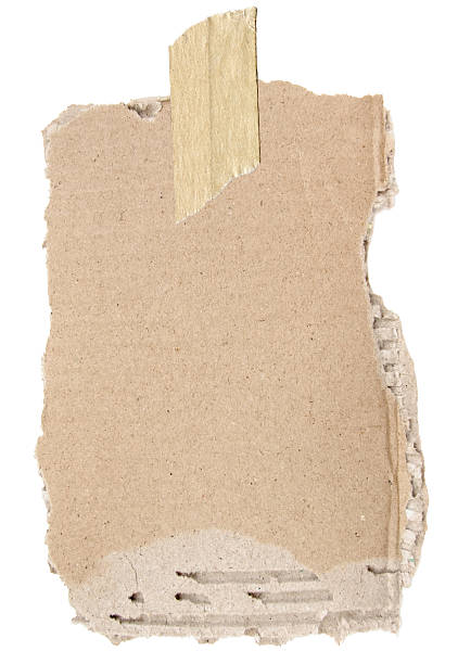 istock Torn Cardboard With A Piece Of Tape 172708104