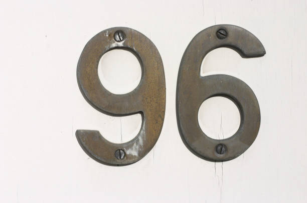 istock Metal door number 96 172708241