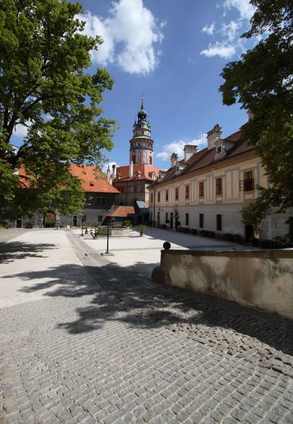 istock Colorful courtyard and spire 172708258