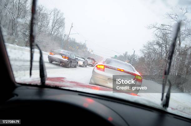 Jazda Zimą - zdjęcia stockowe i więcej obrazów Burza - Burza, Burza śnieżna, Ciężarówka