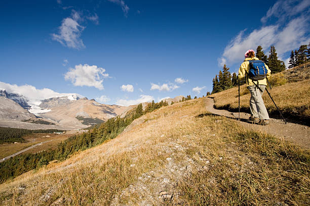 Hiker in the Rockies