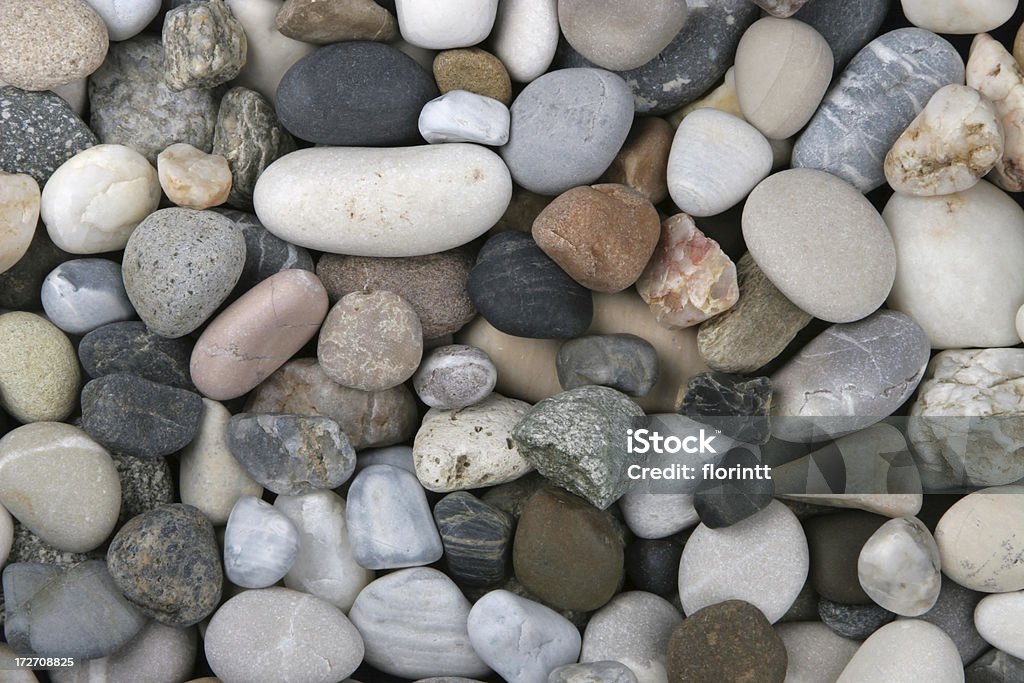 Colorido piedras - Foto de stock de Blanco y negro libre de derechos