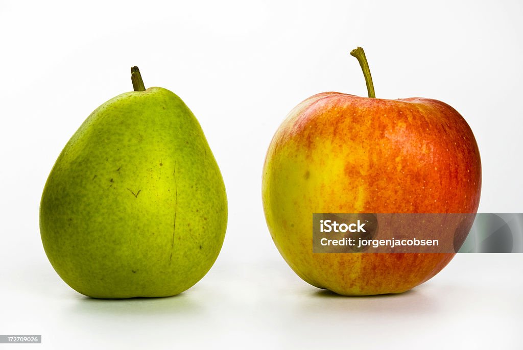 Pear and Apple Apple - Fruit Stock Photo