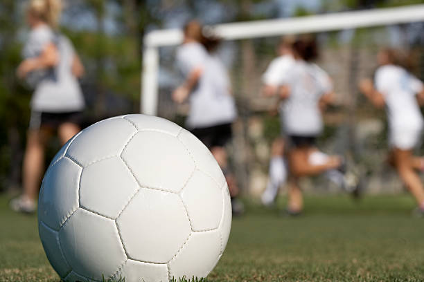 Girls soccer practice