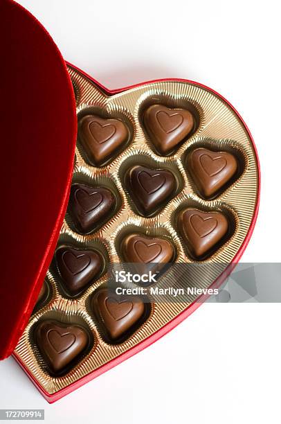 Valentine - Fotografias de stock e mais imagens de Chocolate - Chocolate, Dia dos Namorados, Caixa