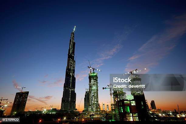 Foto de Burj Dubai Construção Site e mais fotos de stock de Apartamento - Apartamento, Arquitetura, Arranha-céu