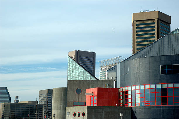 panoramę baltimore inner harbor - four world trade center zdjęcia i obrazy z banku zdjęć