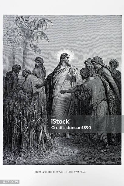 Jesus And His Disciples Stock Illustration - Download Image Now - 19th Century, Anglican, Apostle - Worshipper