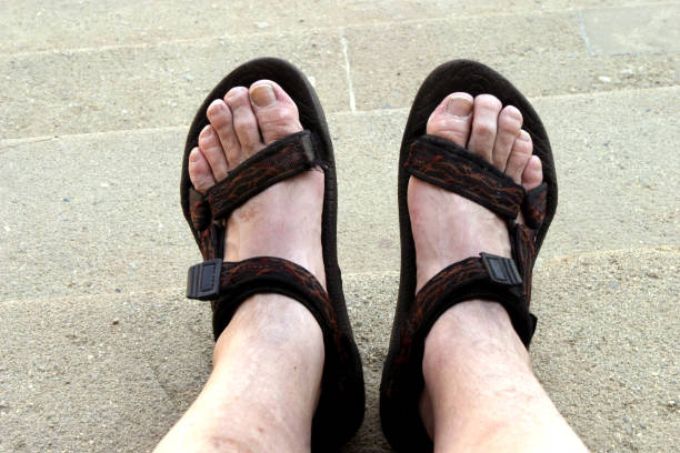 istock Tired Feet in Sandals Resting 172711338