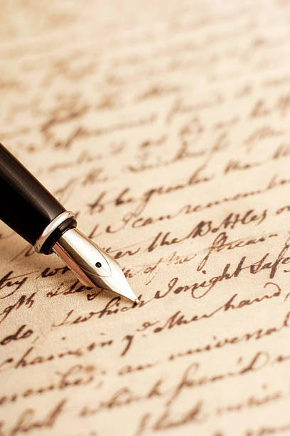 istock A calligraphy letter with a pen 172711481