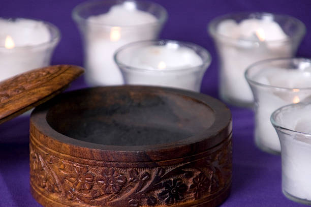 bowl of ashes used at an Ash Wednesday gathering