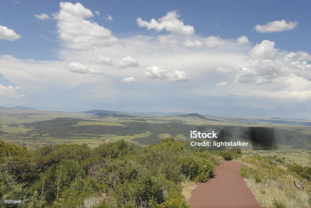 New Mexico landscape View across northeast New Mexico from the top of Capulin Volcano National Monument Ancient Stock Photo