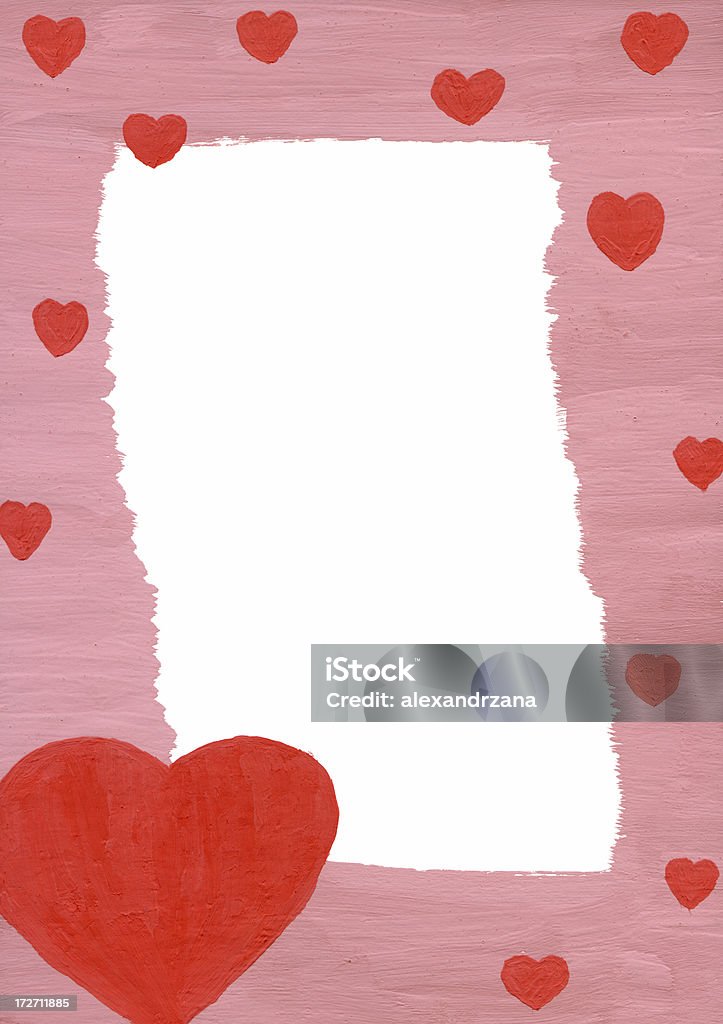 Sfondo di San Valentino. - Foto stock royalty-free di Dipinto ad acquerelli