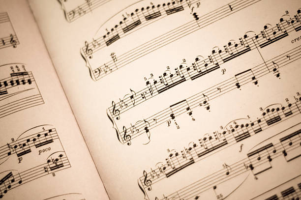 istock Antique music sheet 172711910