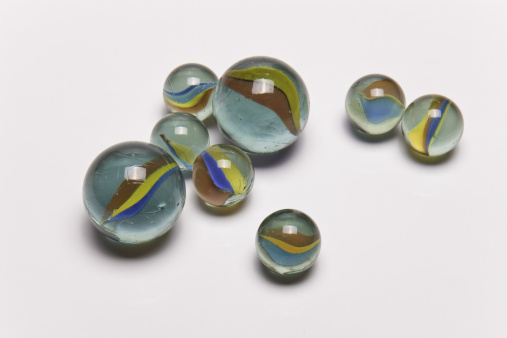 These are marbles from Praga.