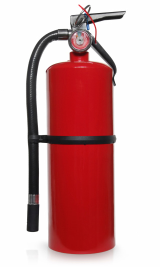 Fire extinguisher. 