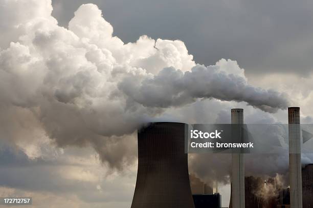석탄 전원 관측소 화석 연료의 연소 이산화탄소에 대한 스톡 사진 및 기타 이미지 - 이산화탄소, 매연, 온실 가스