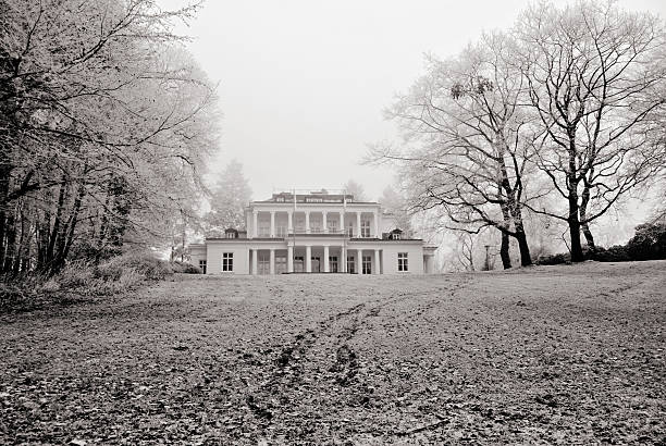 mansão frosty - high society colonial style house mansion imagens e fotografias de stock