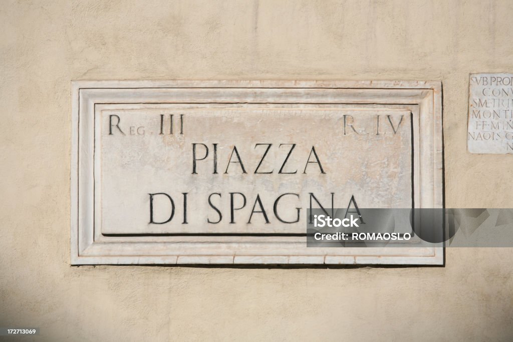 Marmo di Piazza di Spagna, Roma, Italia - Foto stock royalty-free di Antico - Vecchio stile