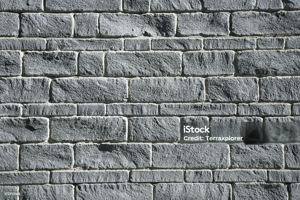 Close-Up de parede de pedras - Foto de stock de Tijolo - Material de Construção royalty-free