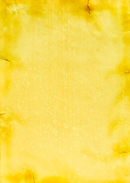 quadro de fundo amarelo - parchment paper old photograph - fotografias e filmes do acervo