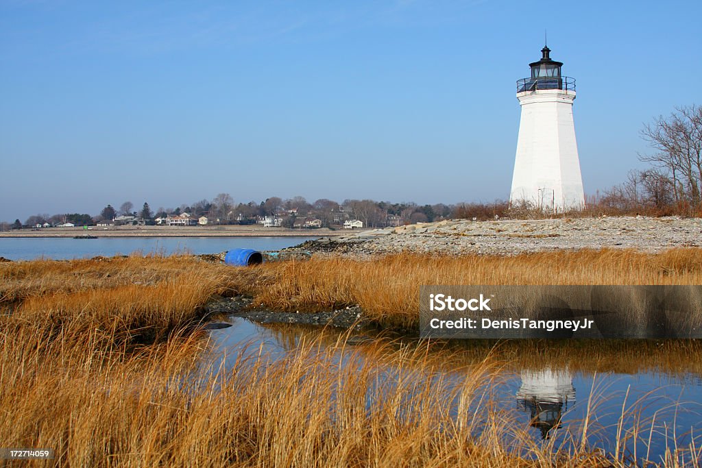 Il faro - Foto stock royalty-free di Connecticut