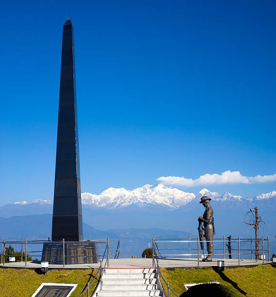 War memorial of Darjeeling stock photo