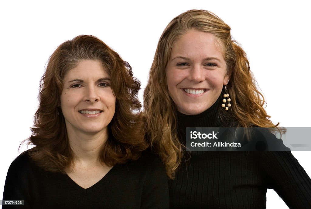 Sonriendo Madre e hija foto - Foto de stock de 18-19 años libre de derechos