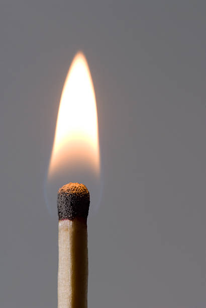 istock Wooden Match and Flame 172715218