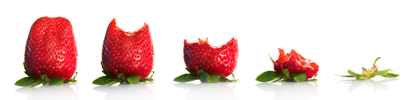 Timeline of eating a strawberry. YOU MIGHT ALSO LIKE THIS: