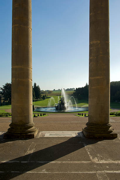 witley court - gate palace english culture formal garden zdjęcia i obrazy z banku zdjęć