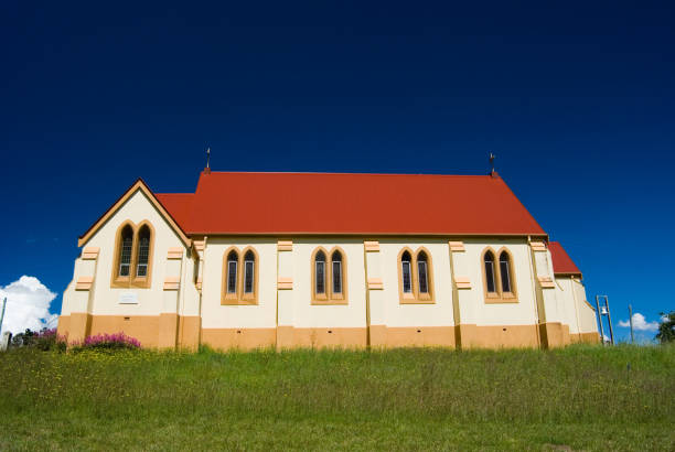 Igreja de país - fotografia de stock