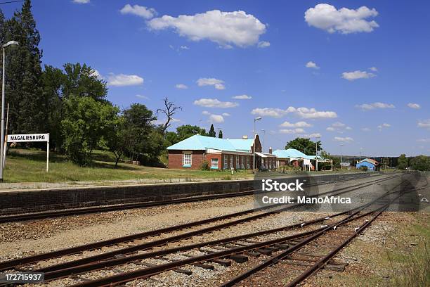 Magaliesburg Train Station South Africa Stock Photo - Download Image Now - Building Exterior, Built Structure, Cloud - Sky