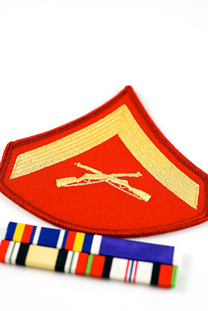 istock Marine Lance Corporal and Ribbons 172716378